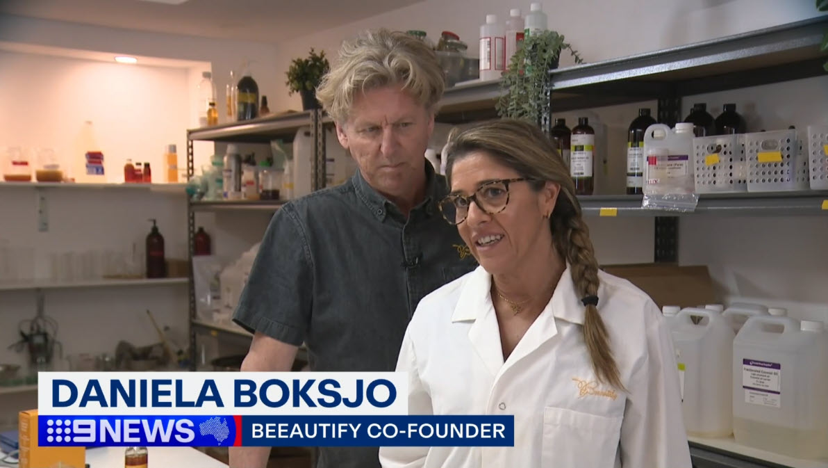 Beeautify featured on 9News Perth