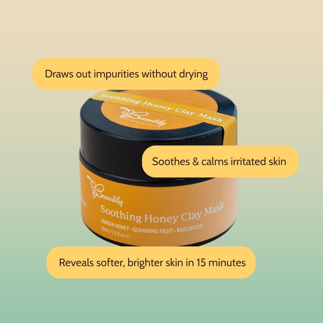 Soothing Honey Clay Mask - Beeautify