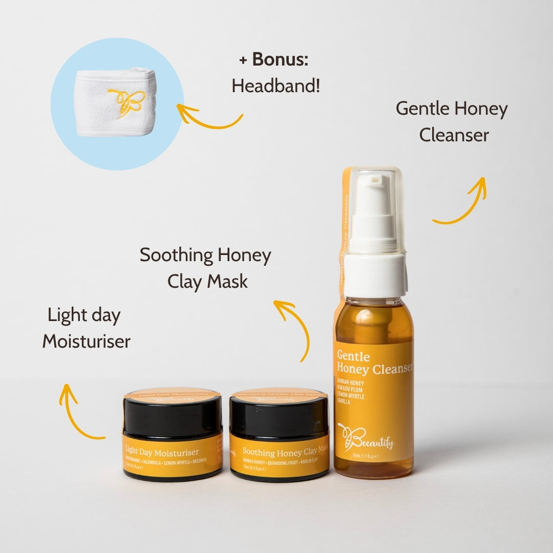 Starter Bundle Cleanse | Exfoliate | Moisturise CEM Skincare Routine - Beeautify