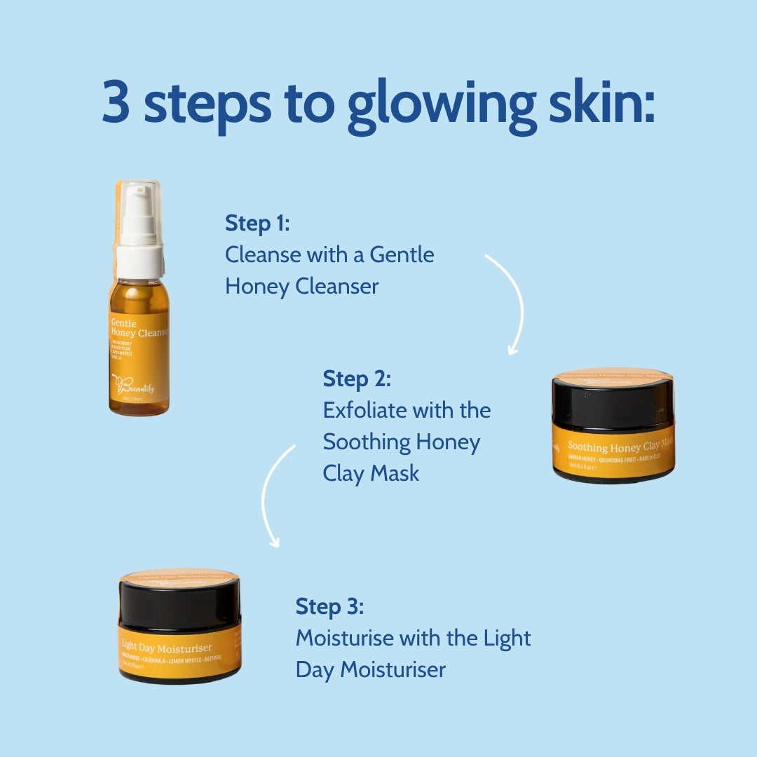 Starter Bundle Cleanse | Exfoliate | Moisturise CEM Skincare Routine - Beeautify